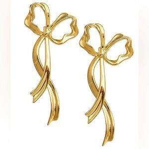 Lisi Lerch Bayley Bow Gold Earrings